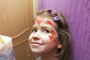 аквагрим кленовый лист 