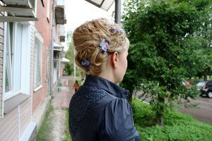 вечерняя прическа 